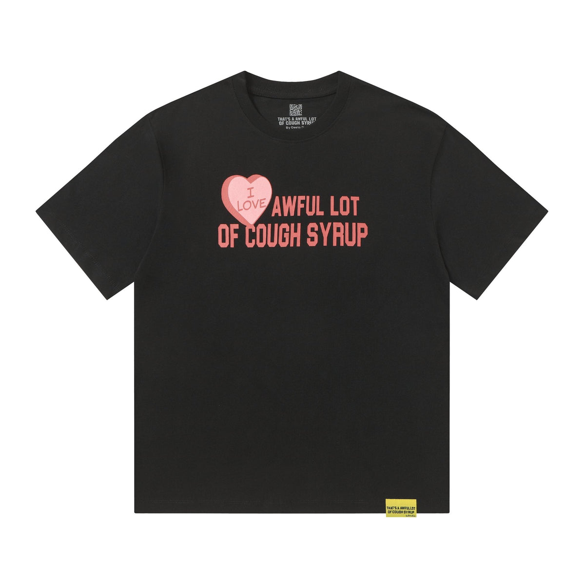 THAT'S A AWFUL LOT OF COUGH SYRUP Cupid Heart Graphic T-Shirt ¡ª hero